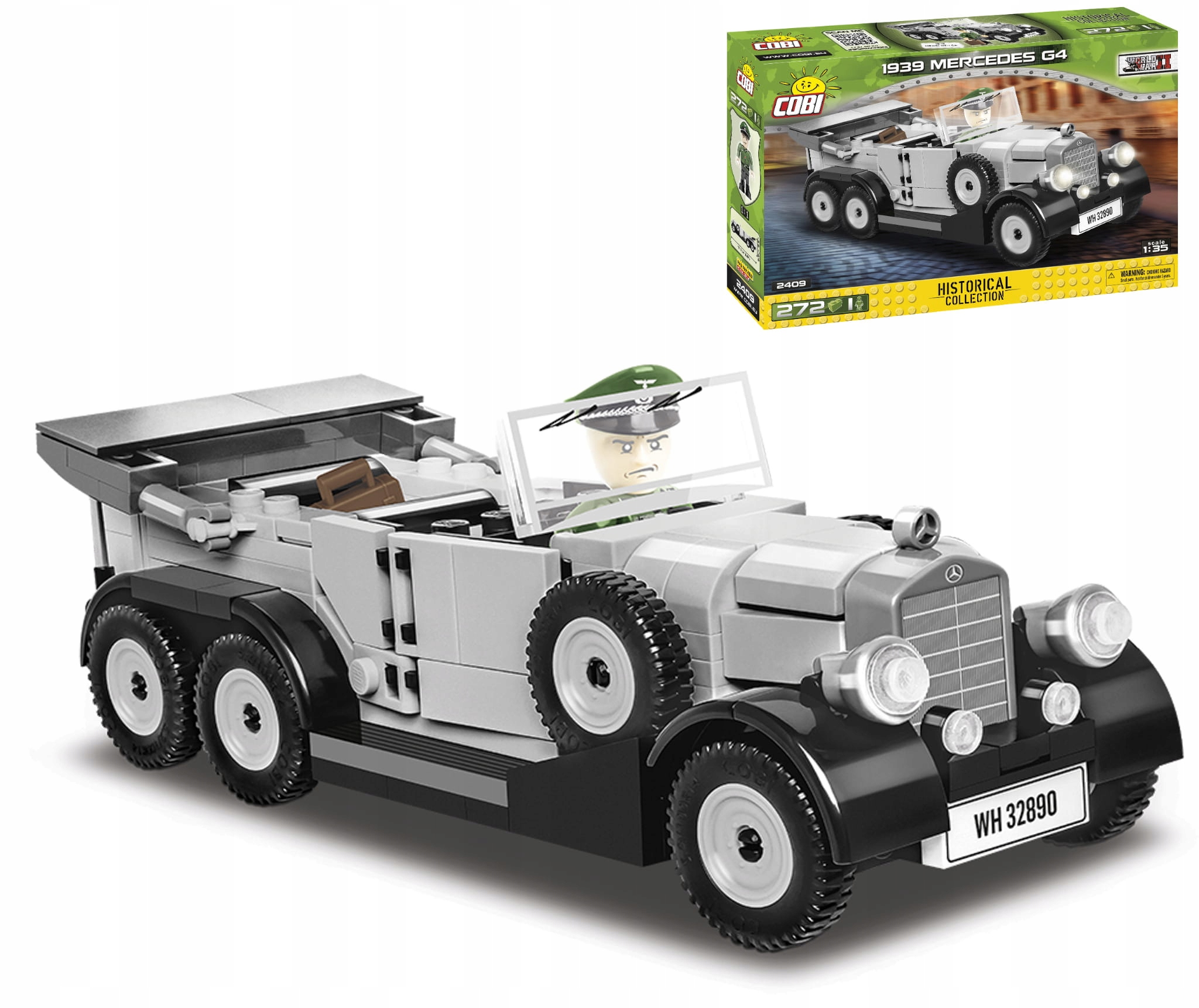 

Klocki Cobi Mała Armia 1939 Mercedes G4 Cobi