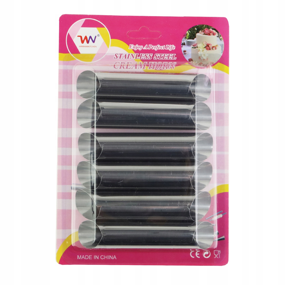 FOREMKI DO PIECZENIA RUREK CIASTEK STALOWE 12CM Marka Prymus AGD