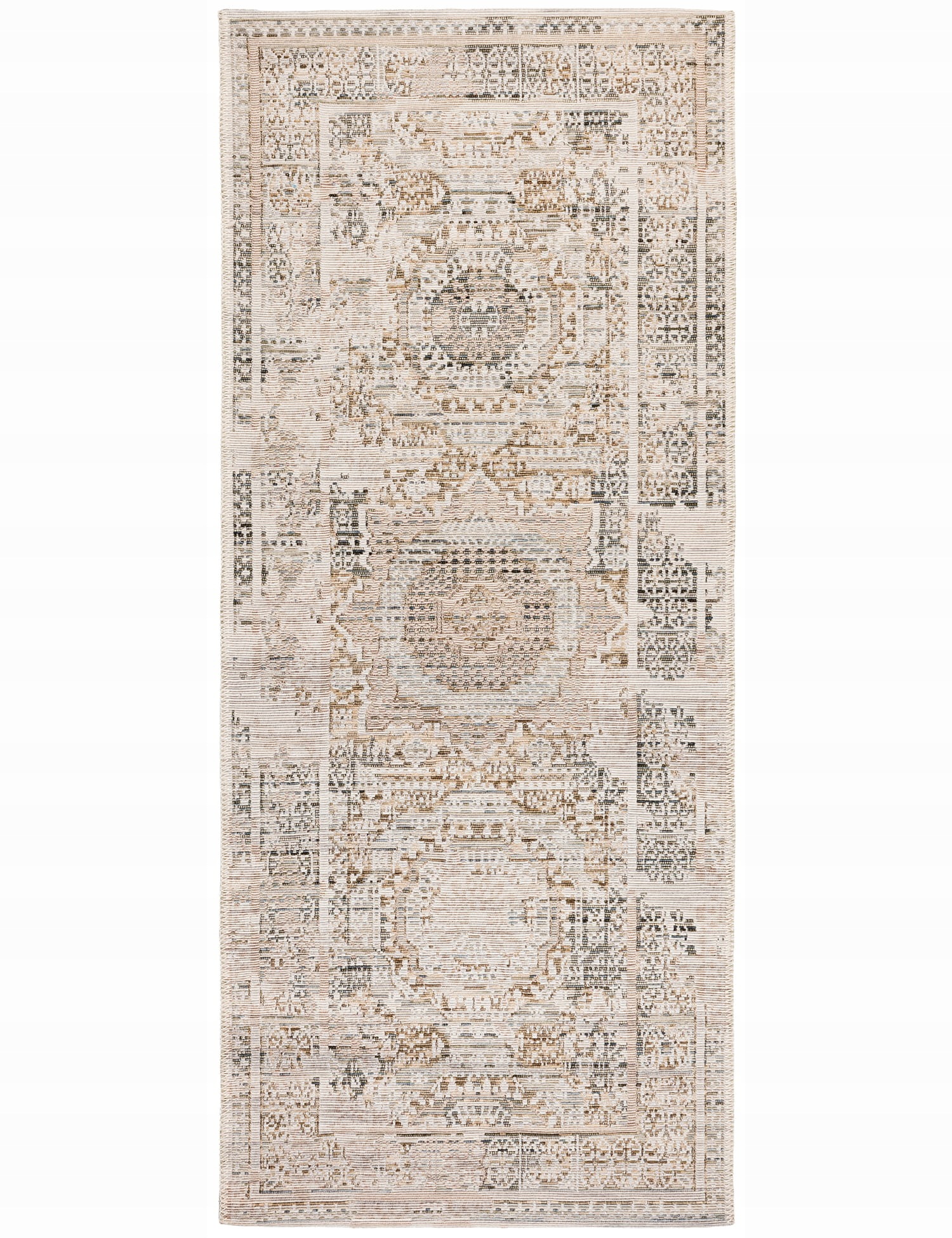 Behúň Vlnený Sahara 80x200 cm Klasický Vintage Béžový, krémový