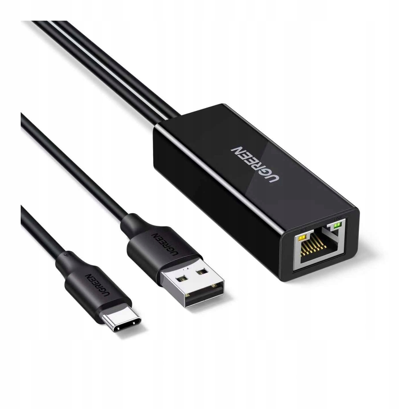 Karta sieciowa Usb-c do RJ45 Ugreen czarna