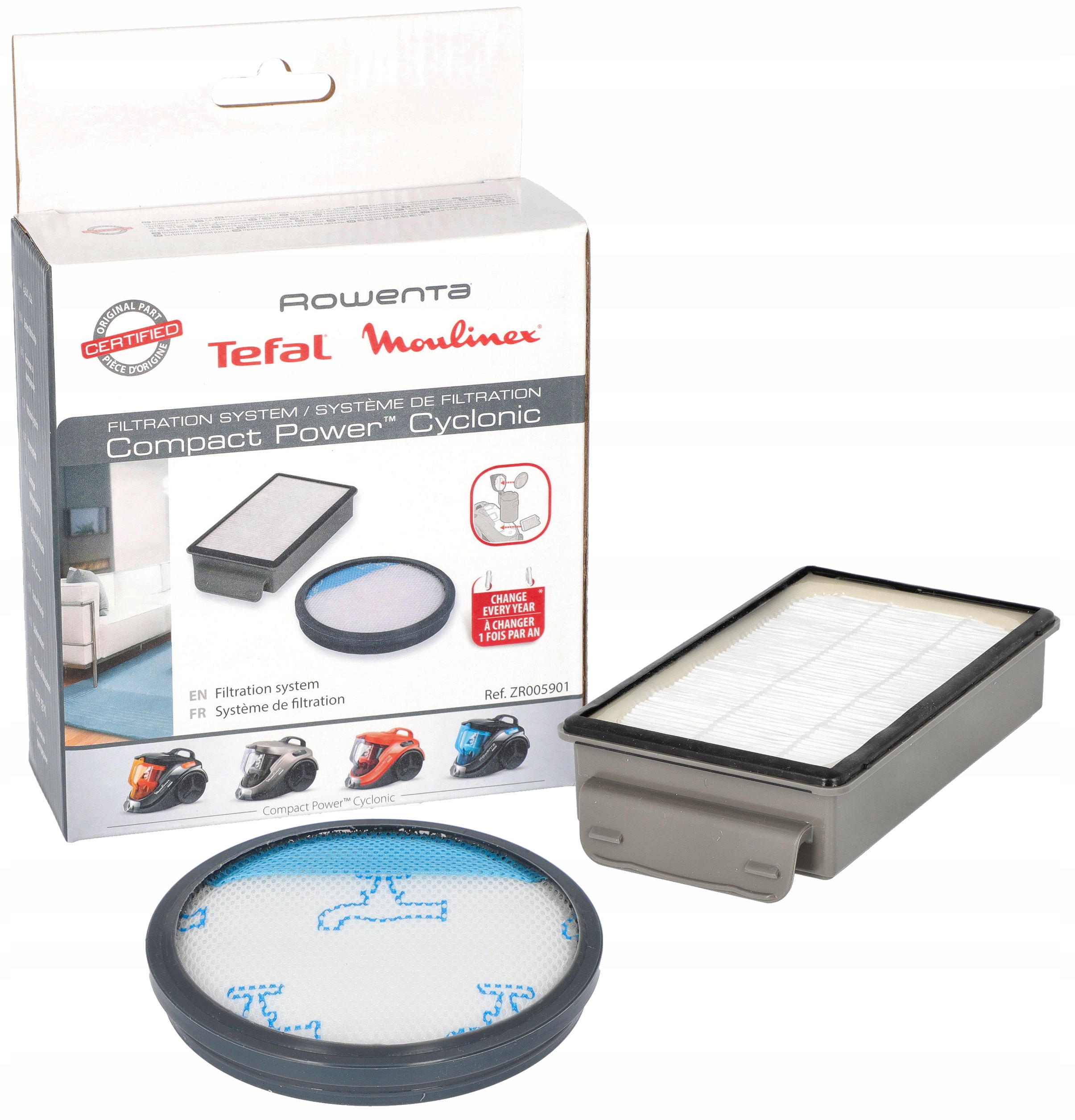 

Filtr Hepa Rowenta Tefal Compact Power ZR005901