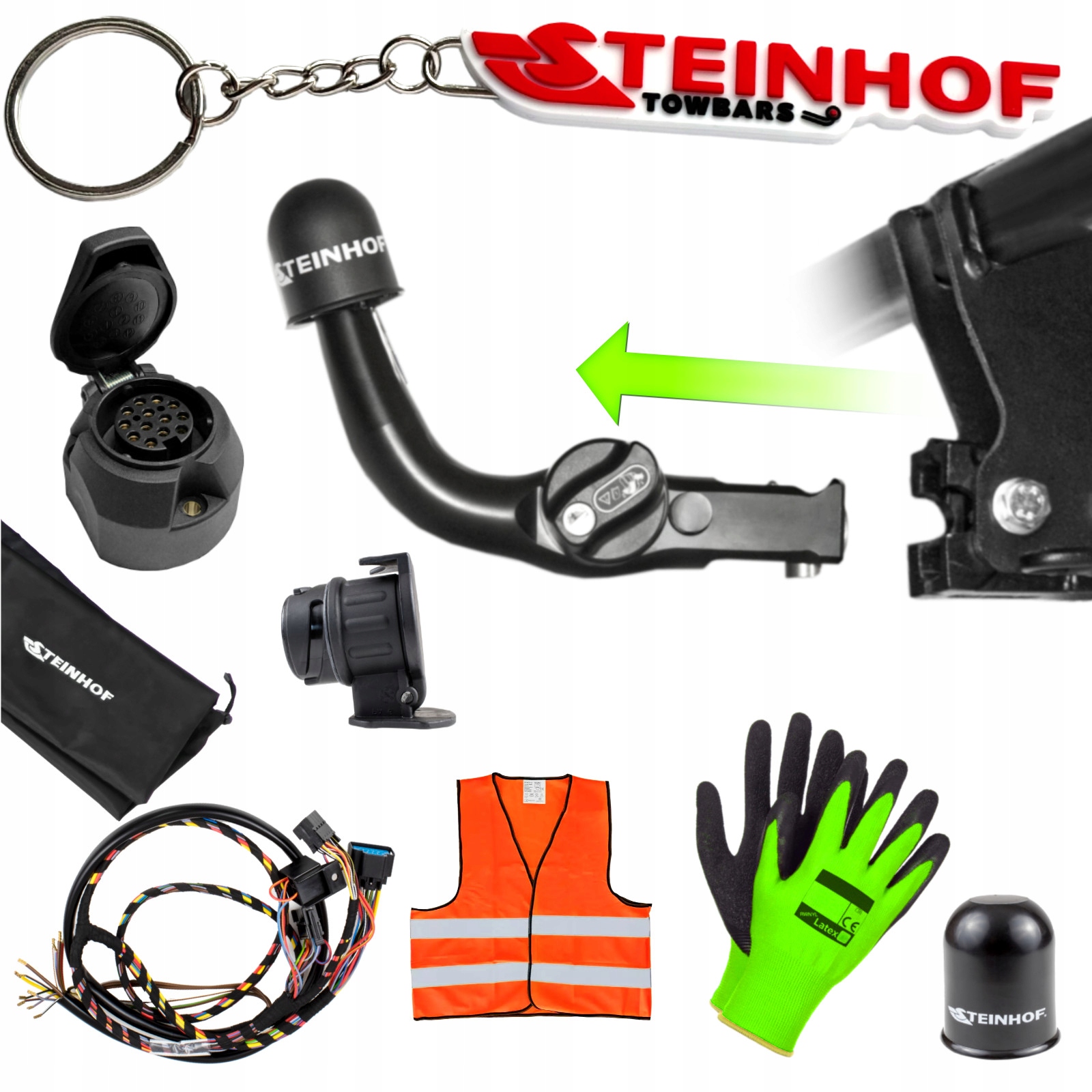 Odťahový hák Odnímateľný lúč 13 Pin Mercedes-Benz Citan W415 Van 13-21