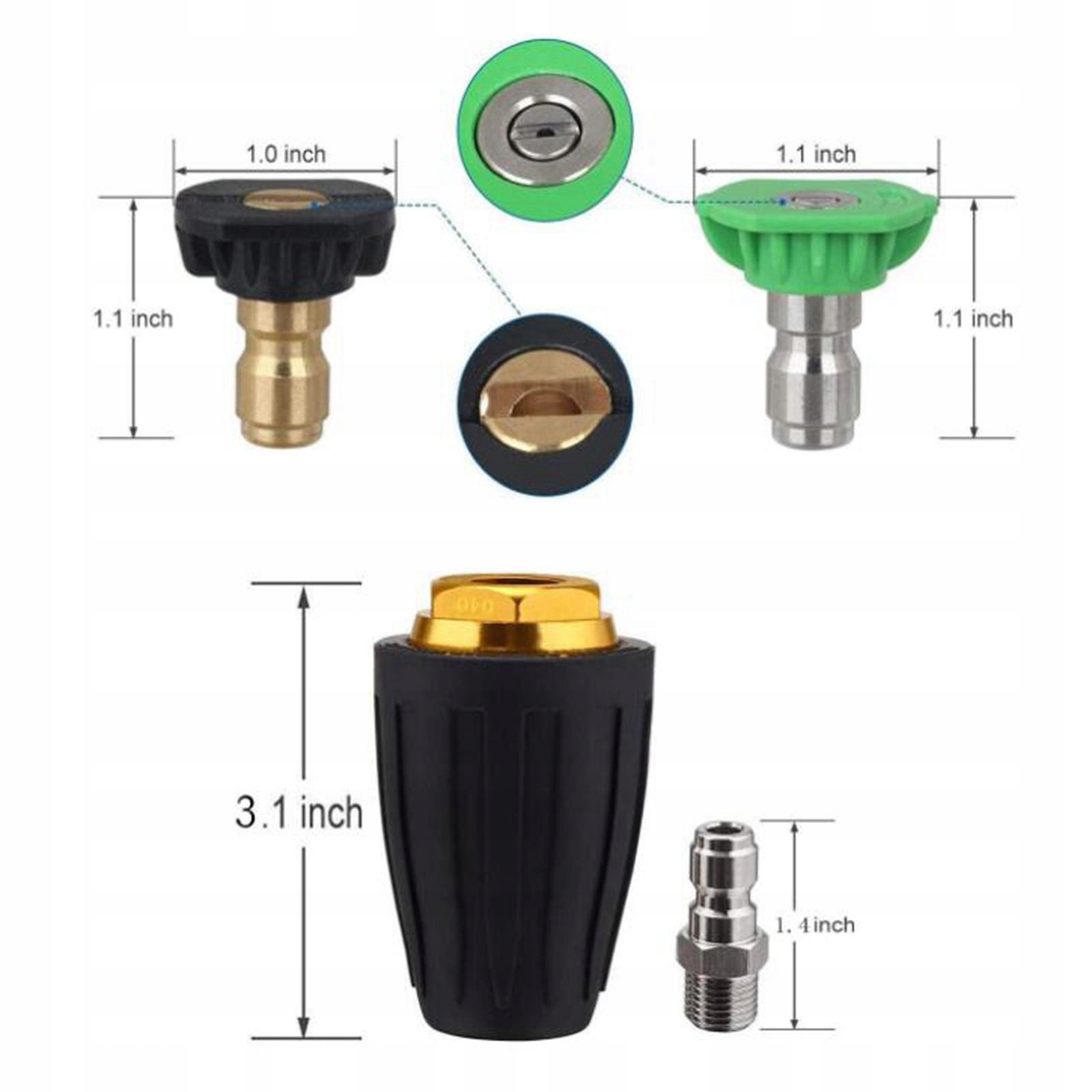 Dysza obrotowa 360° do zestawu Typ dysza