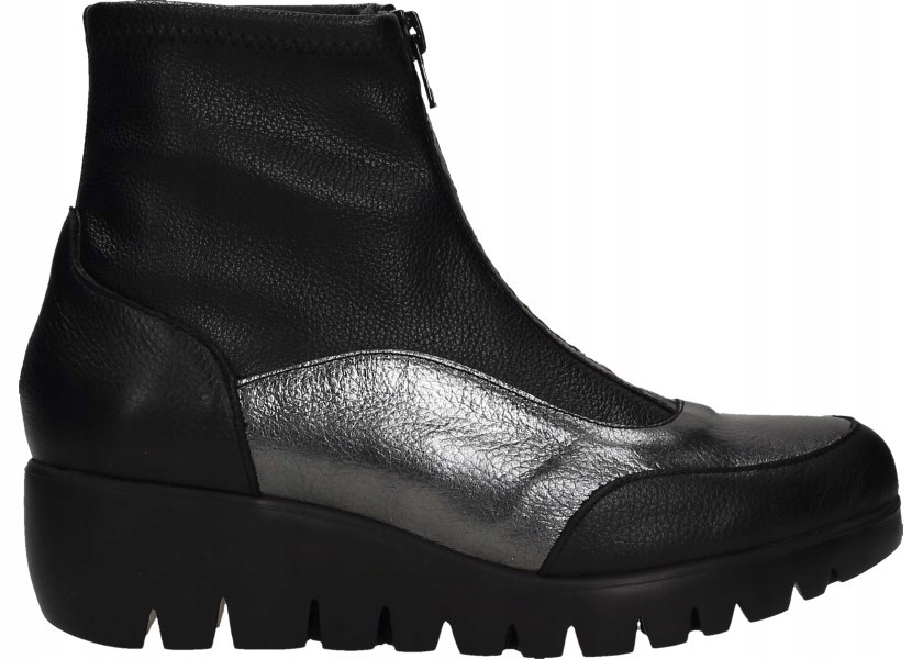 Wonders Kotníkové Boty C-33302 38 Wild I Negro Glow Plomo