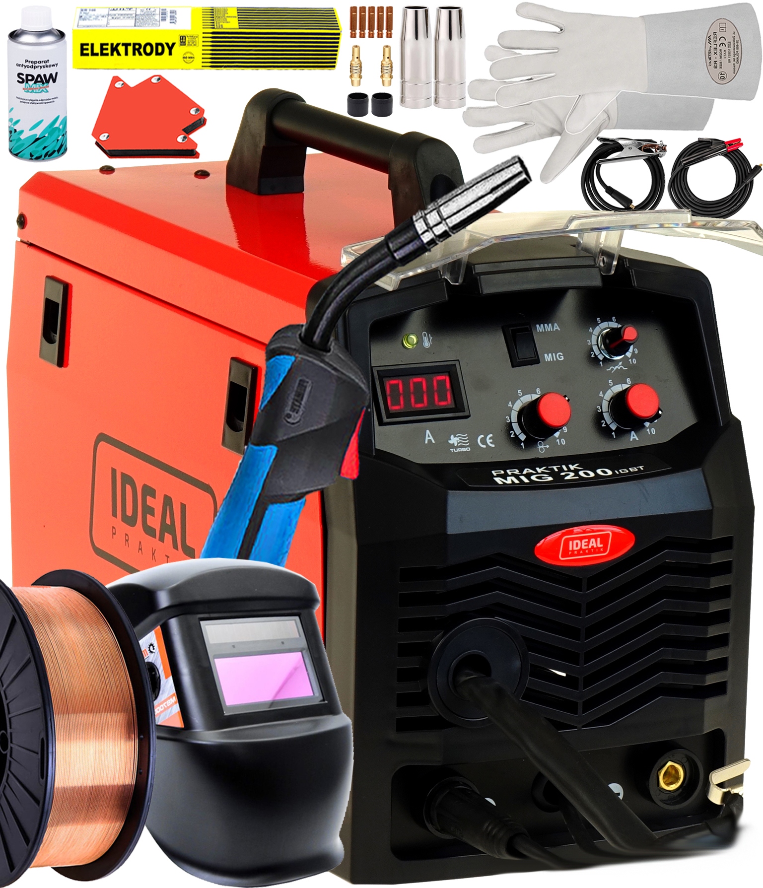 Svářečka Migomat Ideal Praktik Mig 200 Mma Digital