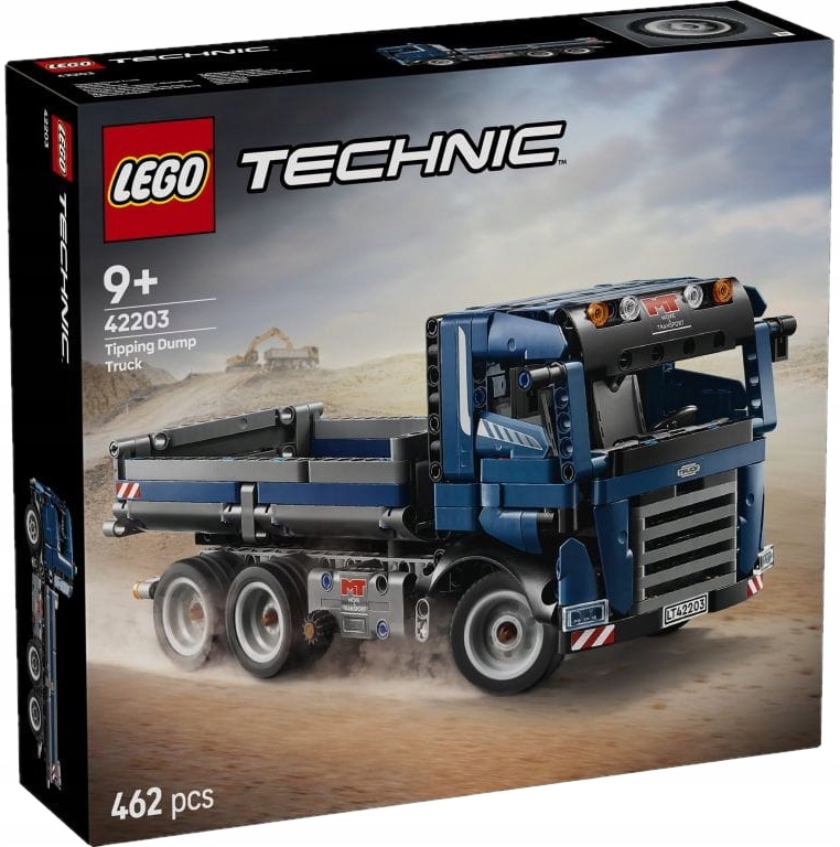 stavebnice Lego Technic Sklápěč s naklápěcí bednou 462 dílků 42203