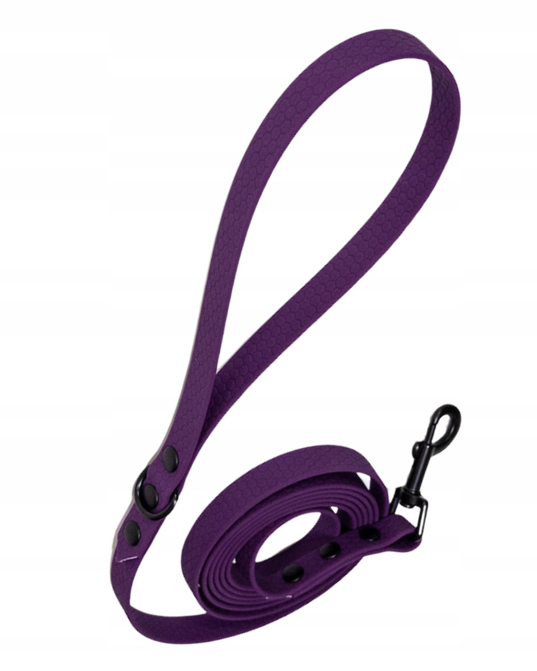 Levně odolné vodítko pro výcvik psů 5 m černé kování fialové