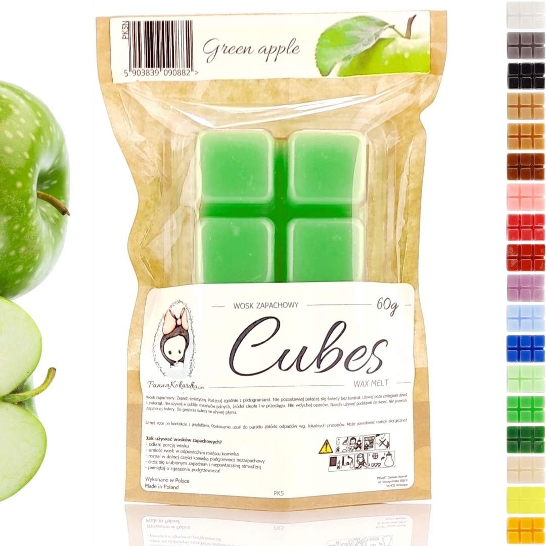 

PK5N Wosk zapachowy kominka Jabłkowy Green Apple
