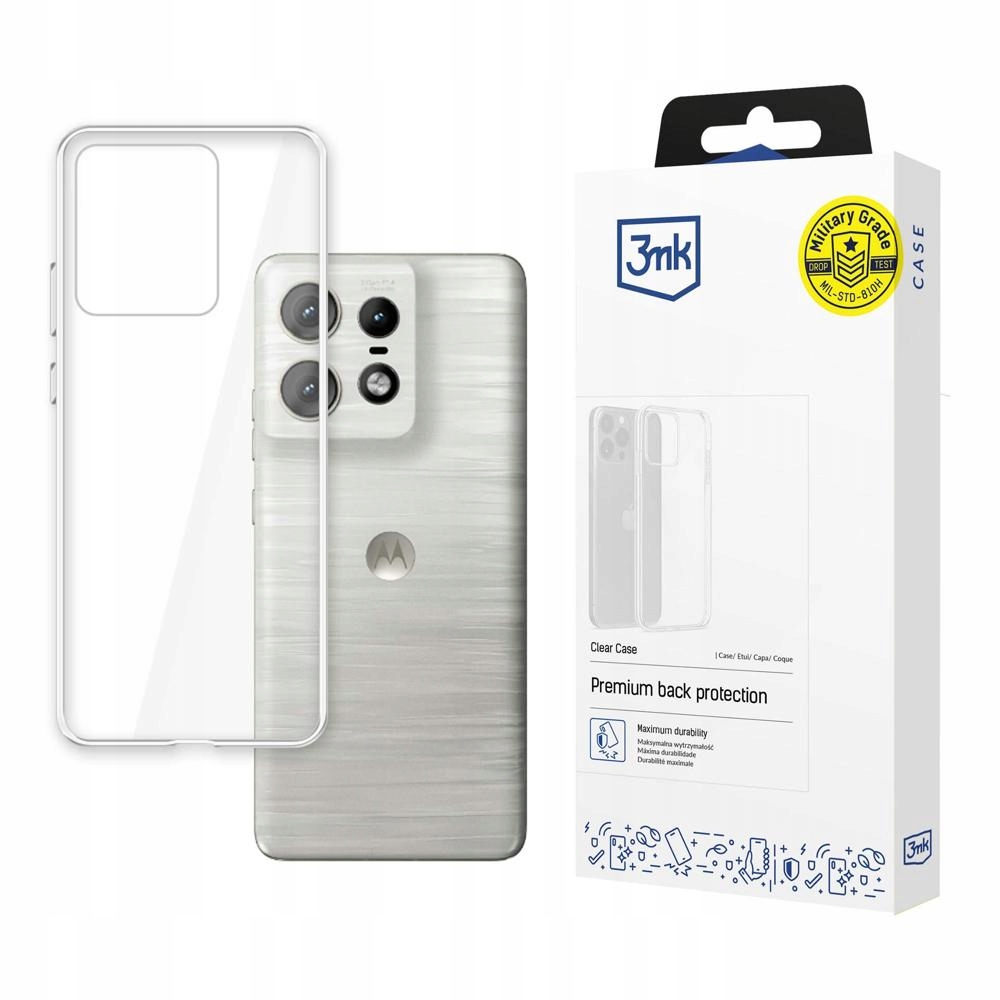 Etui 3mk Clear Case na Motorola Edge 50 Pro przezroczyste