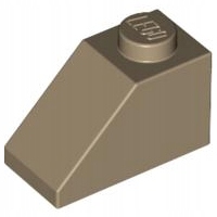 

Lego 3040 skos 2x1 dark tan c piaskowy 10 szt Nowy