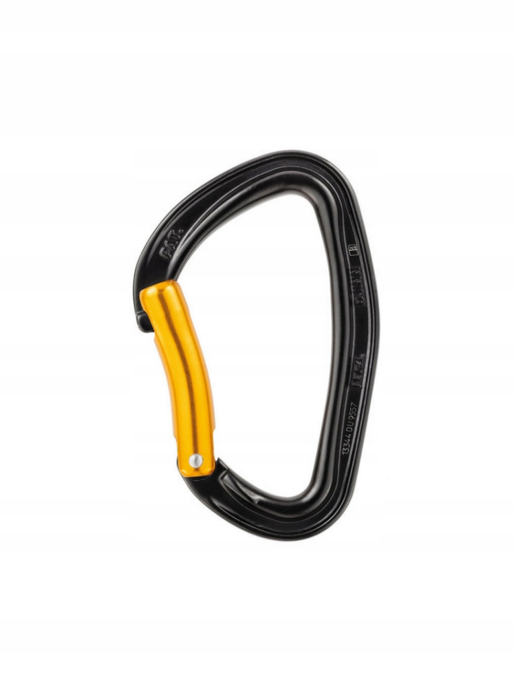 Karabinek Djinn wygięty Stalowy czarny Petzl
