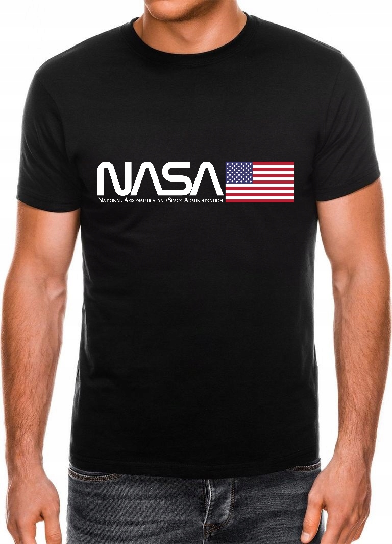 

Nasa Kosmos Ameryka Flaga Usa Koszulka T-shirt