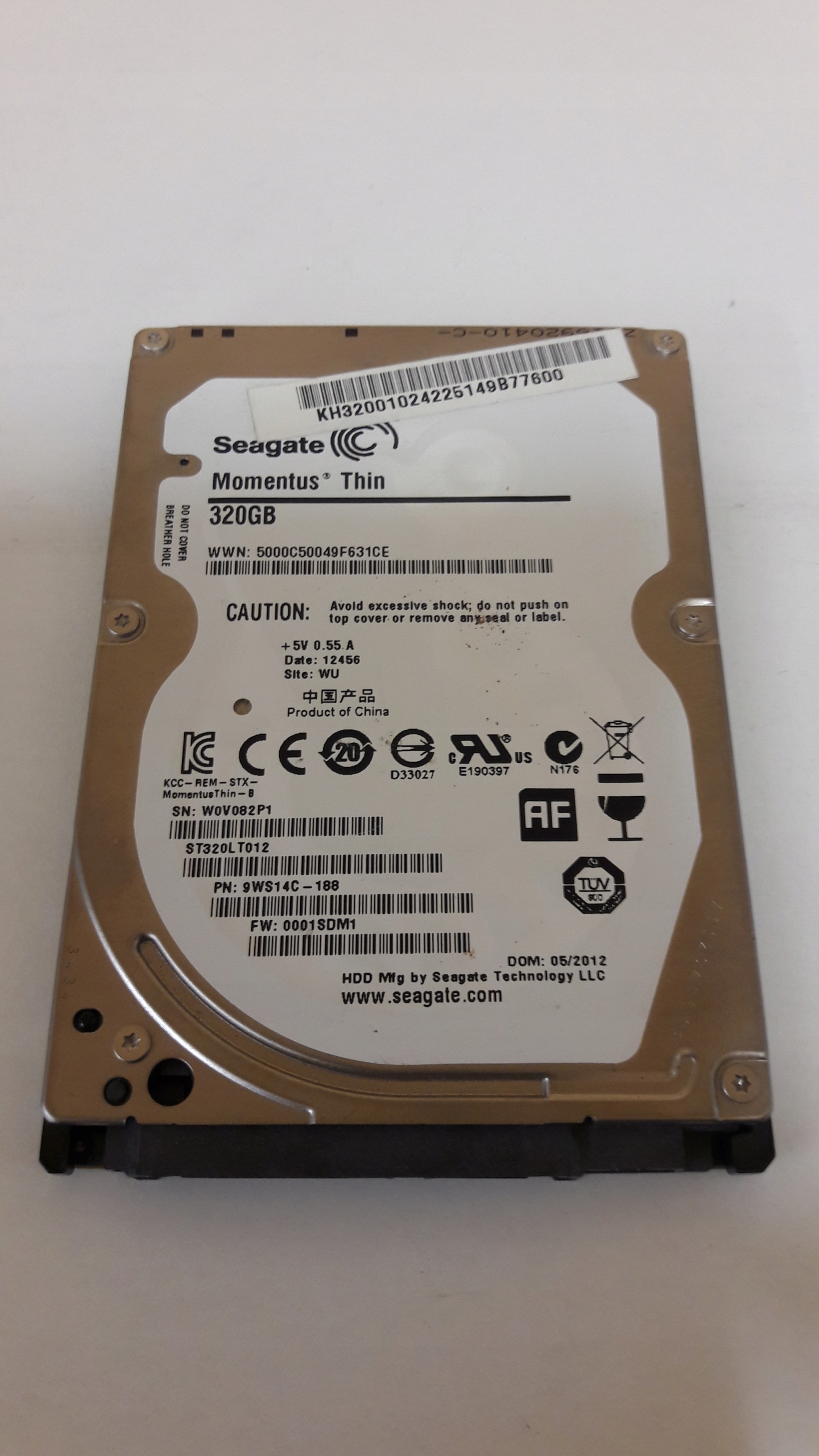 HDD SEAGATE 320GB 5000C50049F631CE