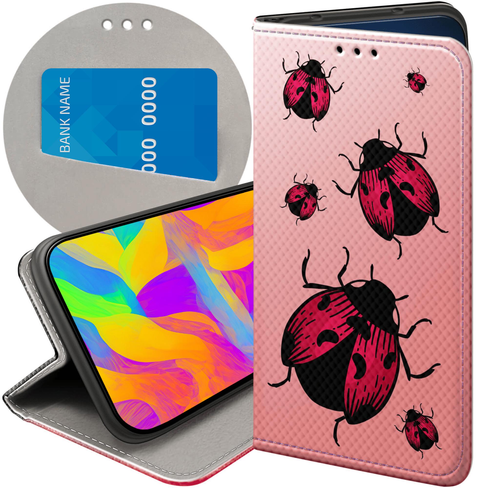 Etui Z Klapką Do Samsung Galaxy J7 2017 Biedronka Z Biedronką Ladybug