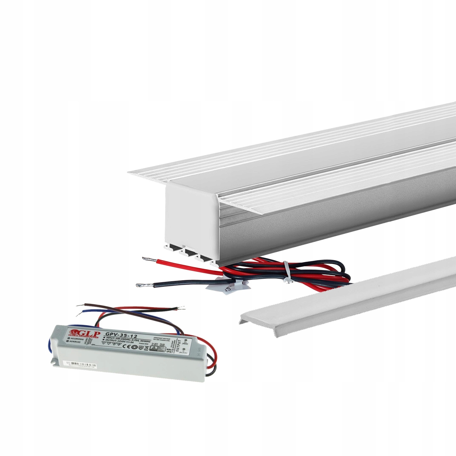 Lampa LED liniowa wpuszczana karton-gips 100cm