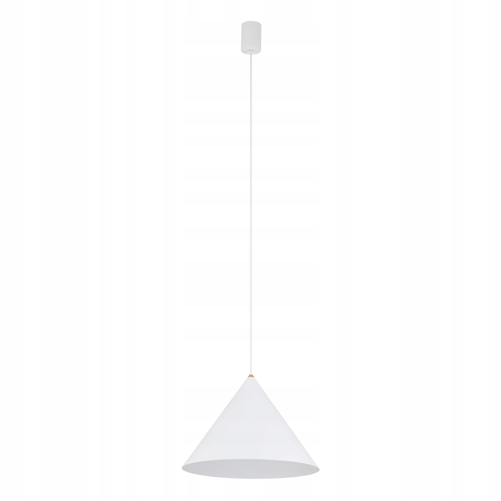 Závesná lampa Nowodvorski Zenith 1xGU10 biela jedálenská, šírka 35 cm