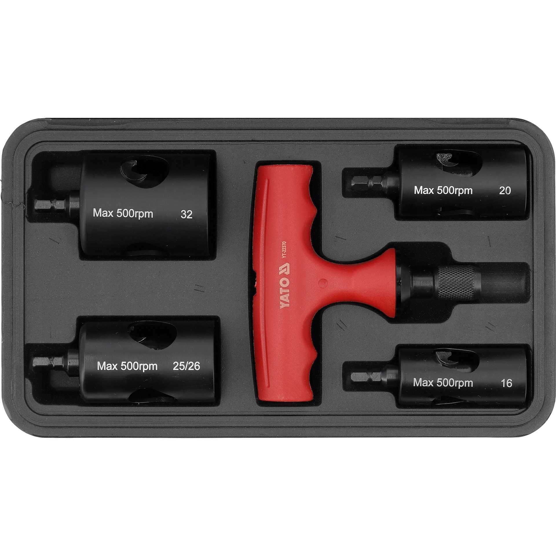 Kalibrátor A Odhrotovač Pro Trubky Pex 16-32 MM, Sada 5 Ks, Nastavitelný Yato