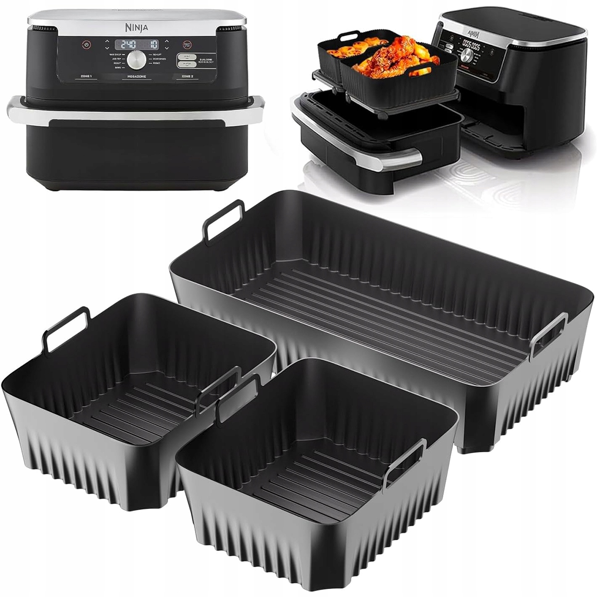 Příslušenství K Fritéze Pro Ninja AF500DE AF500EU Air Fryer Sada 10.4 L