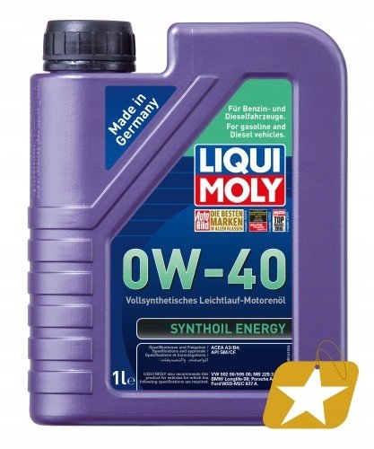 LIQUI MOLY SYNTHOIL ENERGY 0W40 9514 - 1L