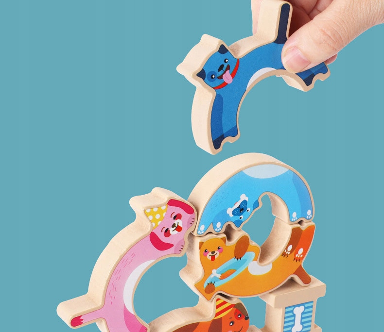 KLOCKI DREWNIANE WIEŻA ZRĘCZNOŚCIOWA UKŁADANKA Certyfikaty, opinie, atesty CE