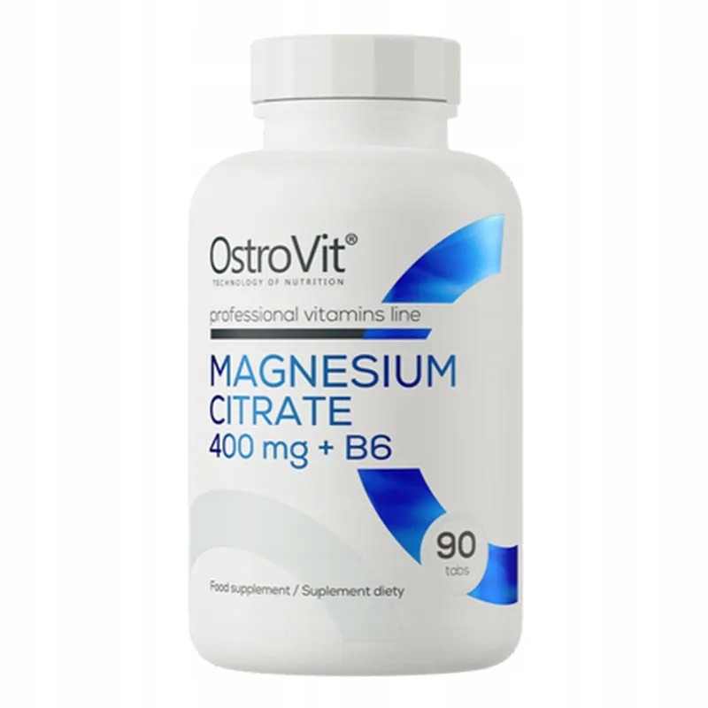OSTROVIT MAGNESIUM CITRATE 400 mg + B6 90 tabletek