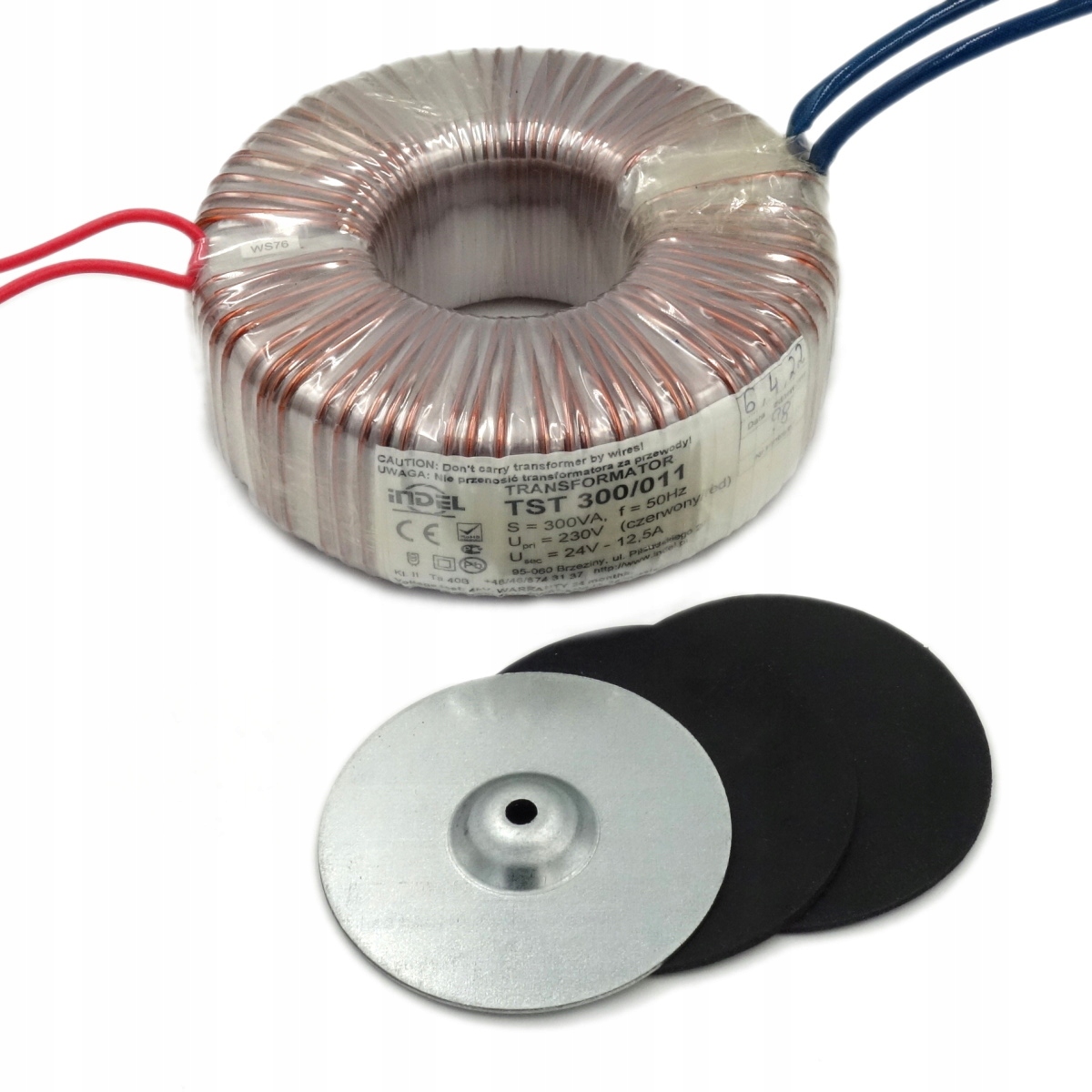 Transformator Toroidalny trafo Tst 300/011 24V 12,5A Indel