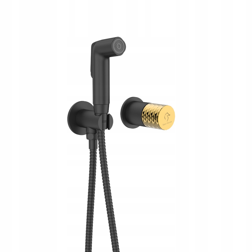 Bidetová Podomietková Bateria Ove Black Gold Sea Horse