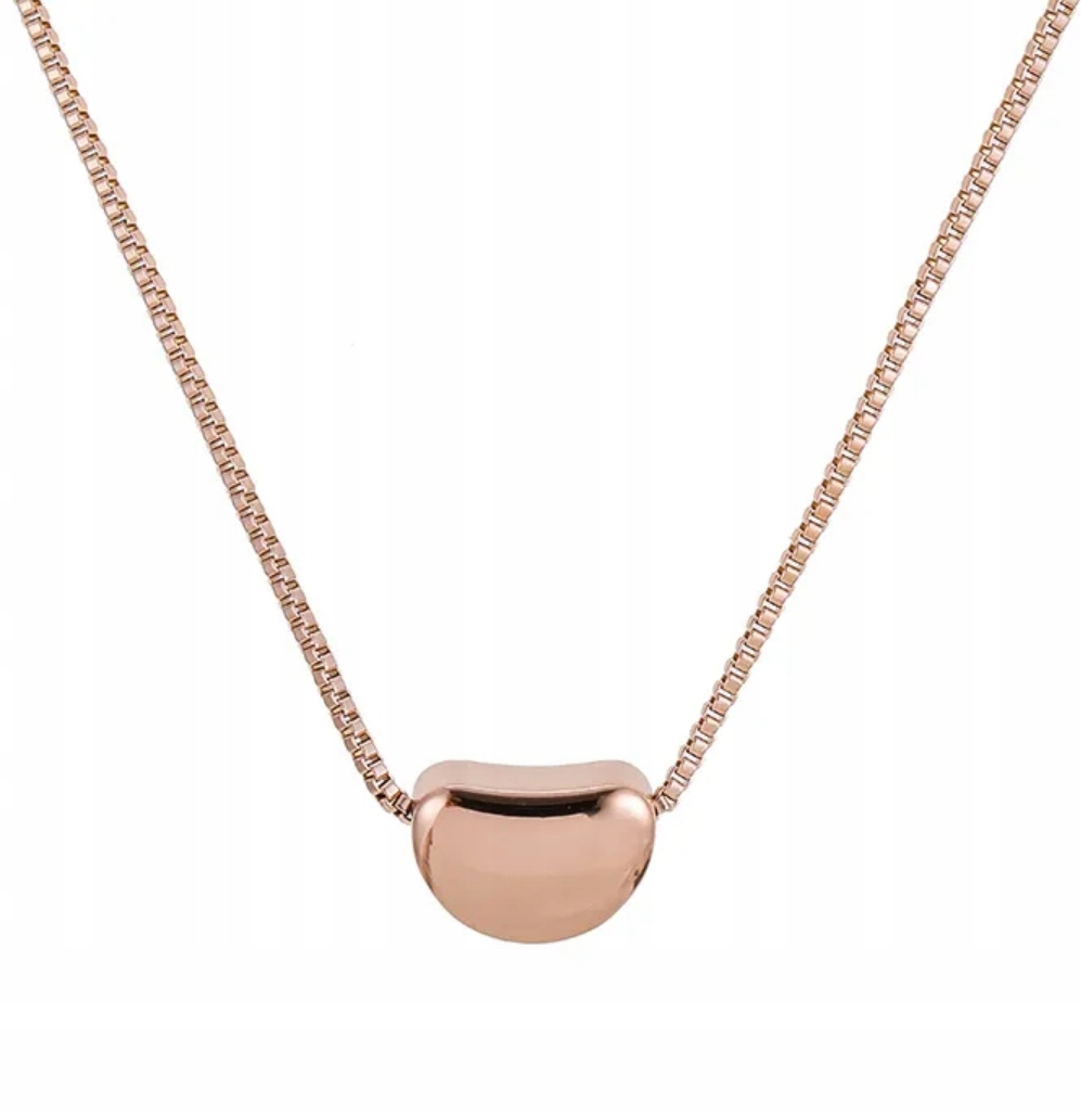 Náhrdelník z ušlechtilé oceli Růžové zlato