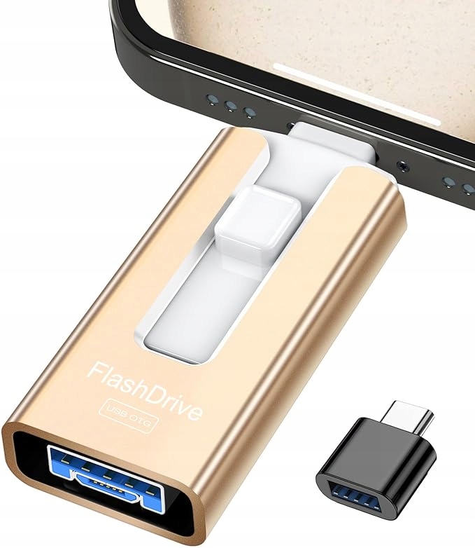 Pamięć Usb 256GB 4w1 Gnaseet Usb 3.0 do Telefonu Tabletu i Komputera R19