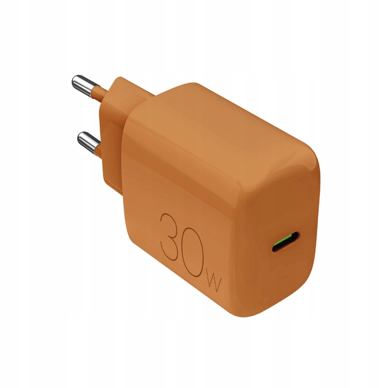 Puro Ładowarka 30W Usb-c Do Smartfonów Pomarańczowa Szybkie Ładowanie