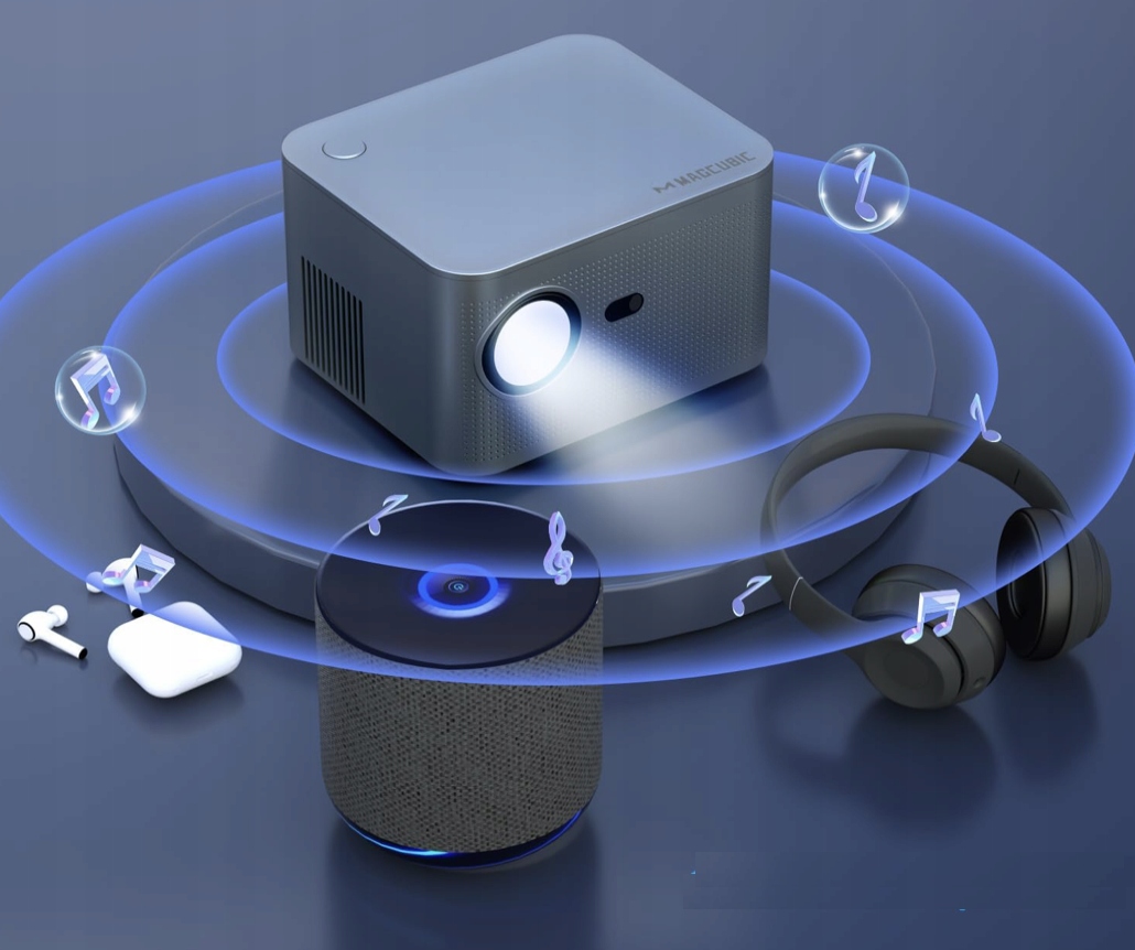 Magcubic HY350 Projektor Smart 4K 13000LM BT WIFI6 Netflix Youtube 150" Model 4K 13000LM