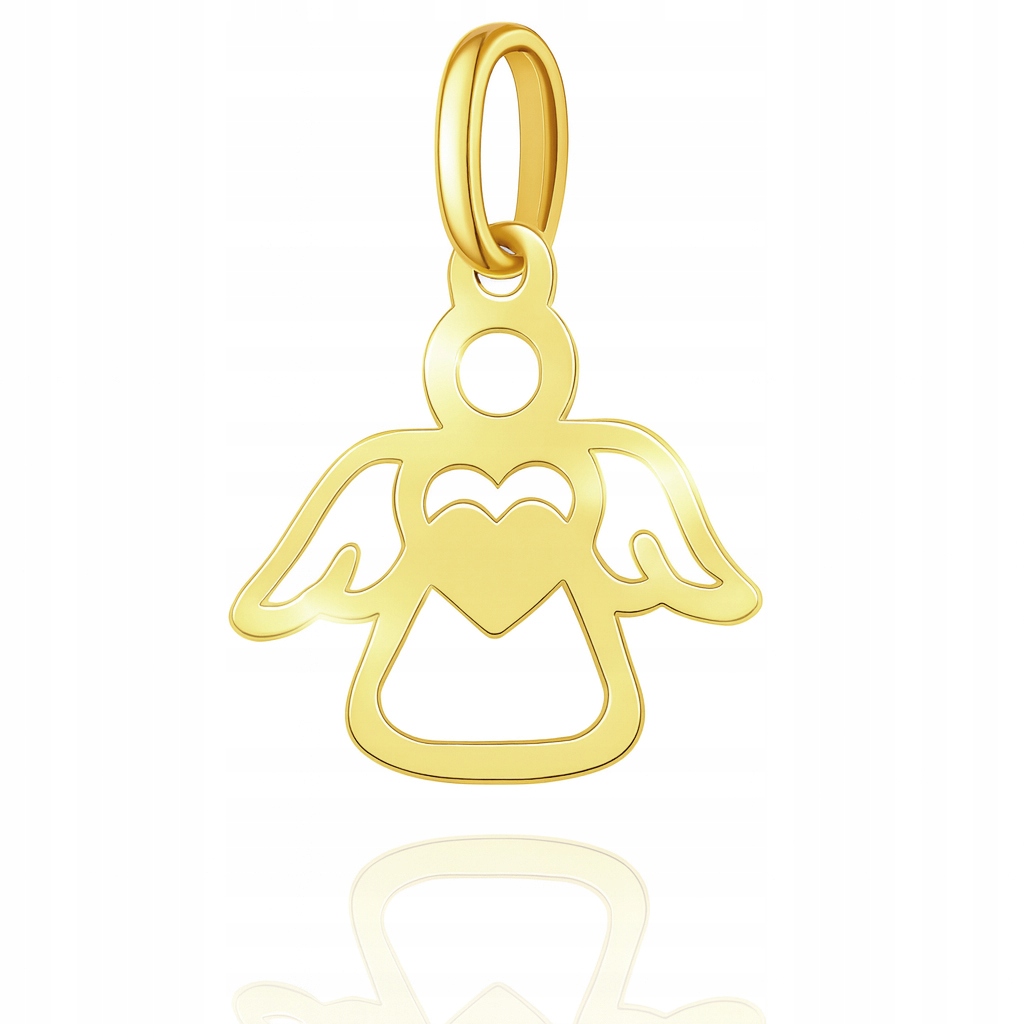 Zlatý přívěsek na řetízek anděl Pr. 585