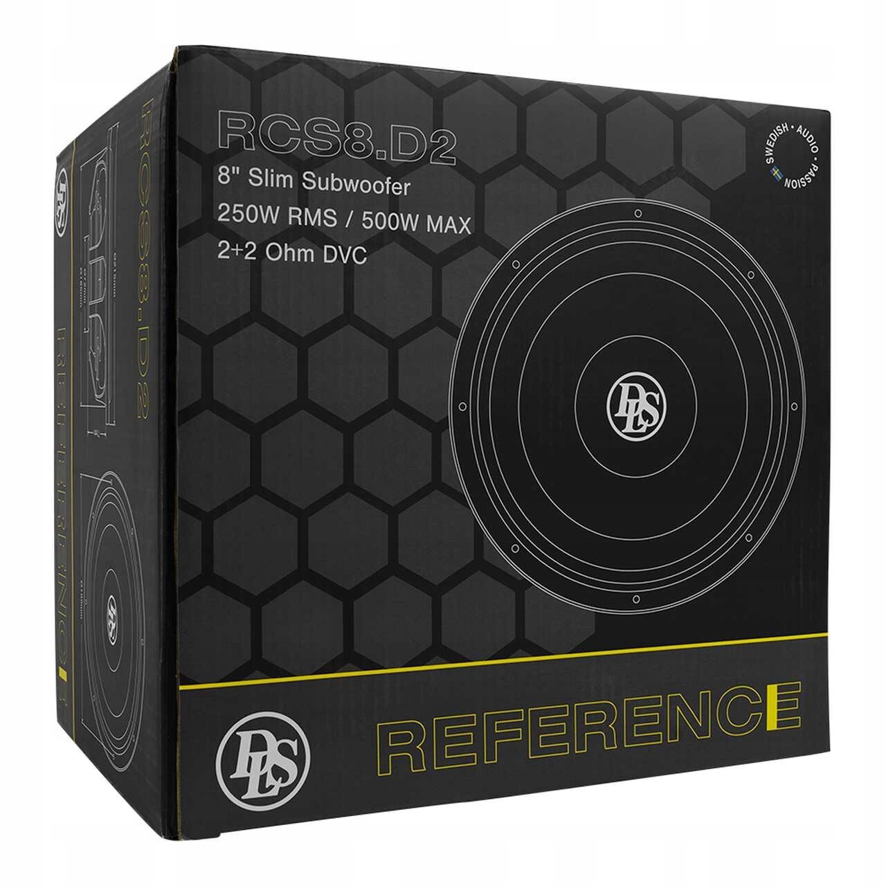 GŁOŚNIKI SAMOCHODOWE DLS RCS8.D2 AUDIO 250W 200MM JEDNODROŻNE Marka DLS