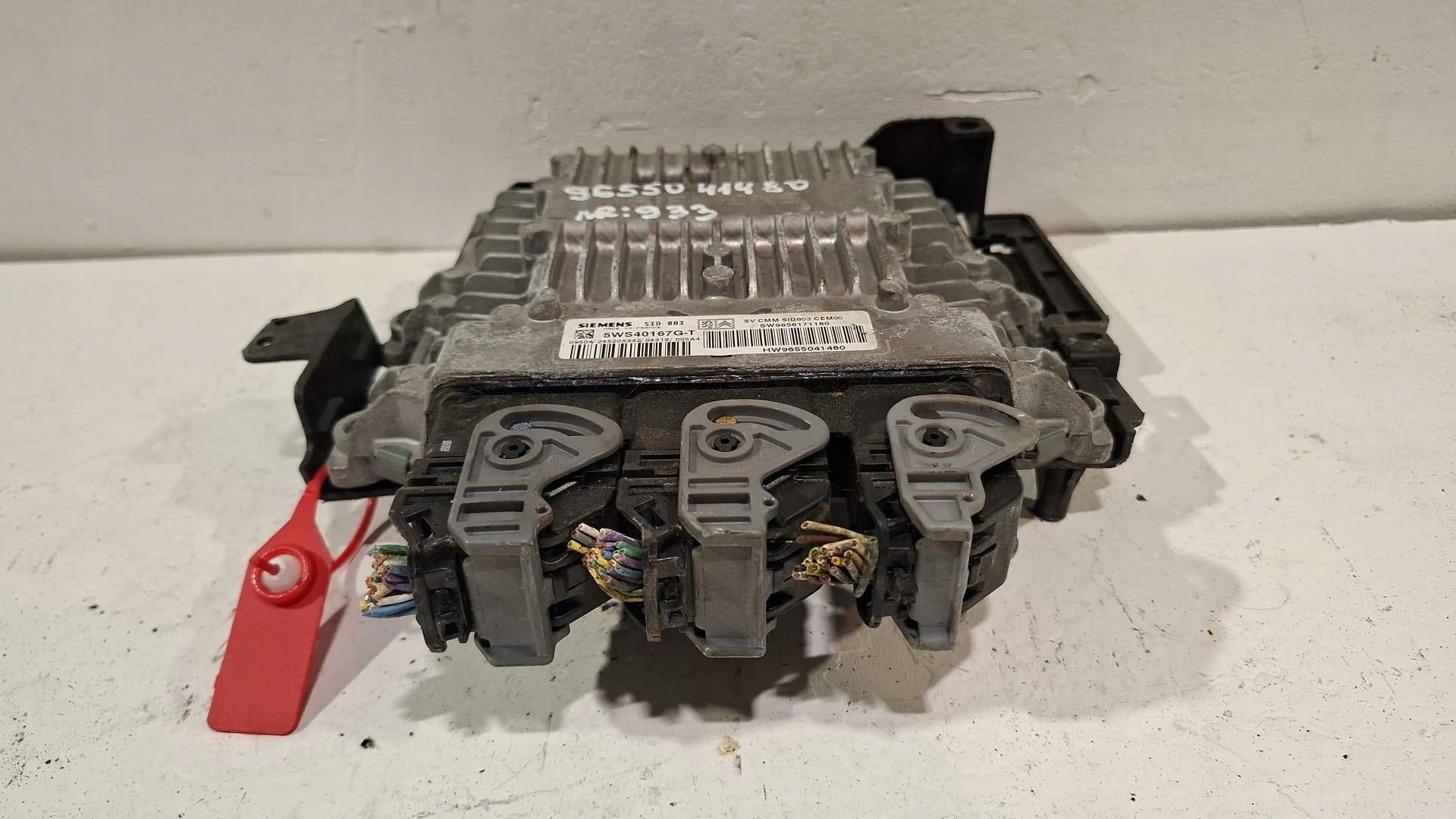 control unit of the engine computer 5WS40167GT Citroen Peugeot 2.0 HDI