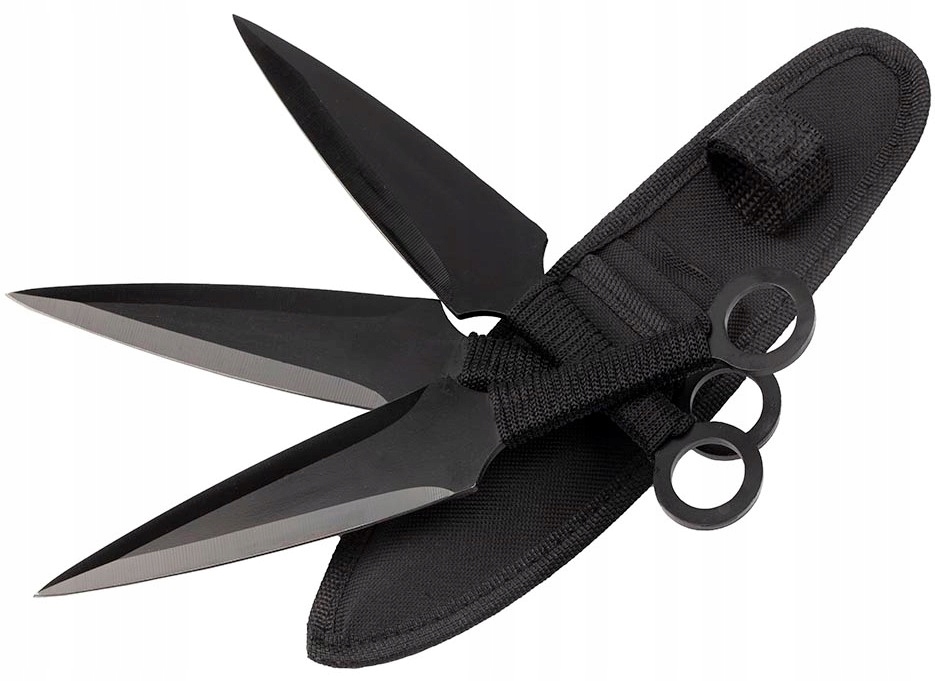 

Nóż Rzutka Shuriken Noże Do Rzucania Zestaw 3 XXL