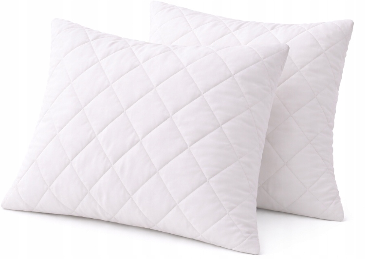 Polštář 70x80 cm antialergický prošívaná s klasickým zipem Polsko – 2x