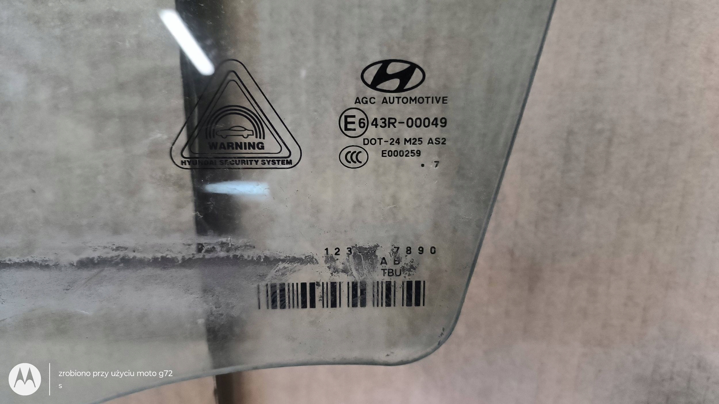 HYUNDAI I30 III window door left front 2017