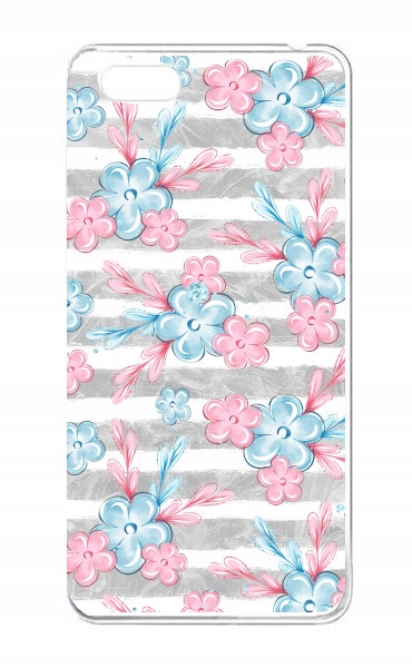 

etui silikon 1 mm kwiaty do Huawei Y5 2018