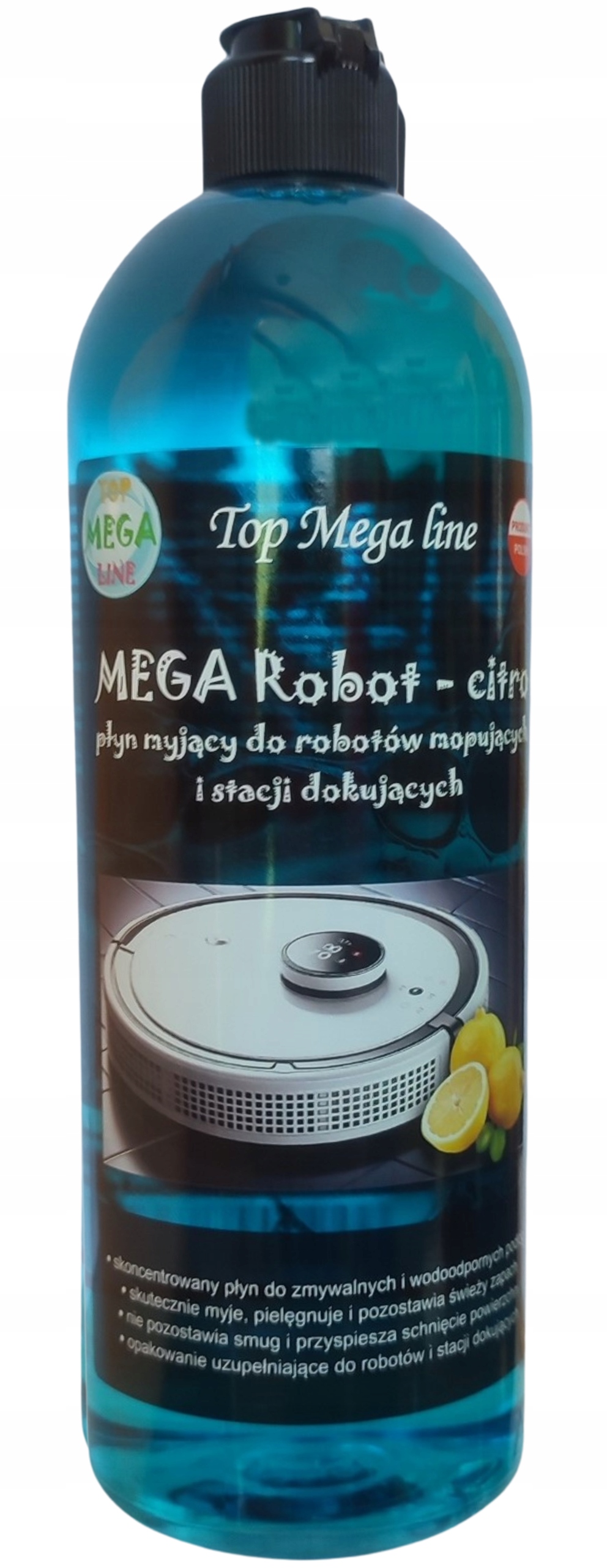 Mega Robot Citro płyn do podłóg dla robotów mopujących i stacji dokujących Marka Dolphin
