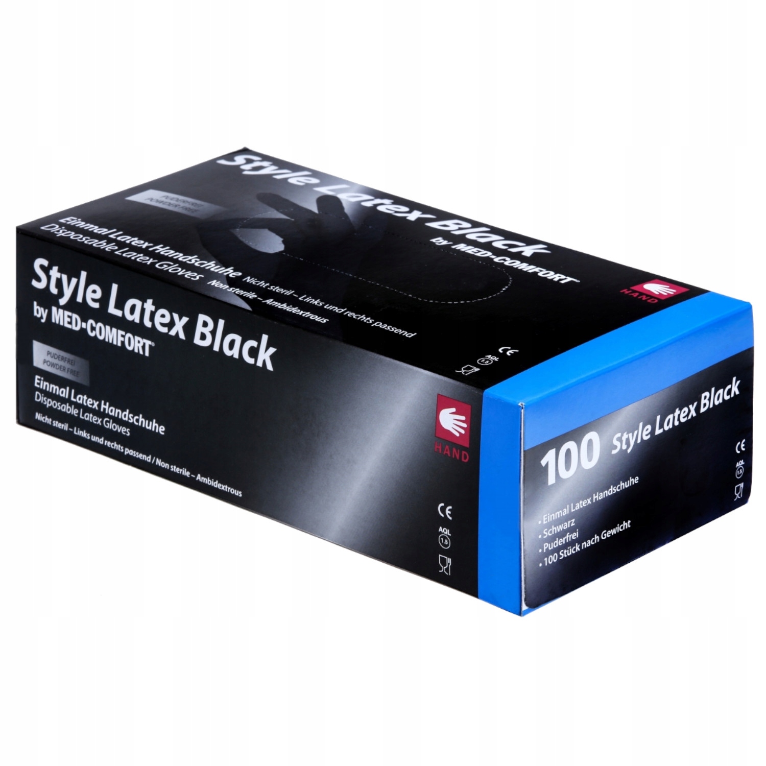 

Style latex black Rękawice lateksowe M 100 sztuk