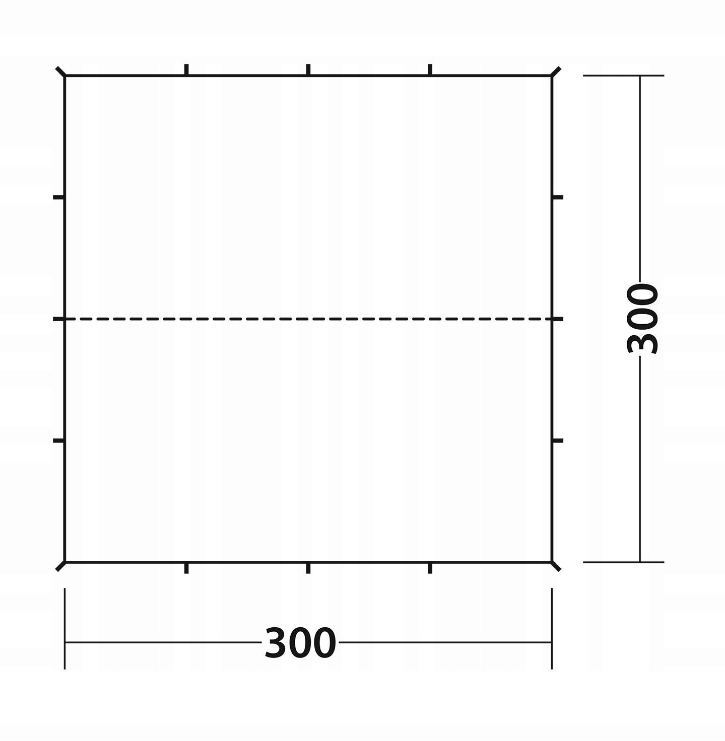 TARP TURYSTYCZNY EASY CAMP VOID TARP - 3 x 3m Model VOID