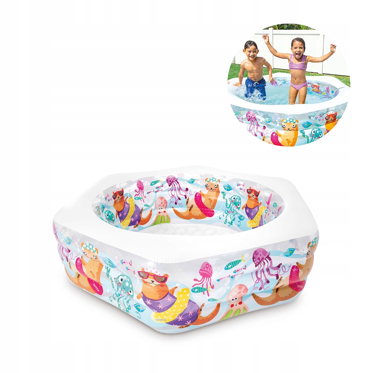 

Basen 191x178x61cm Intex 56493 dmuchana podłoga