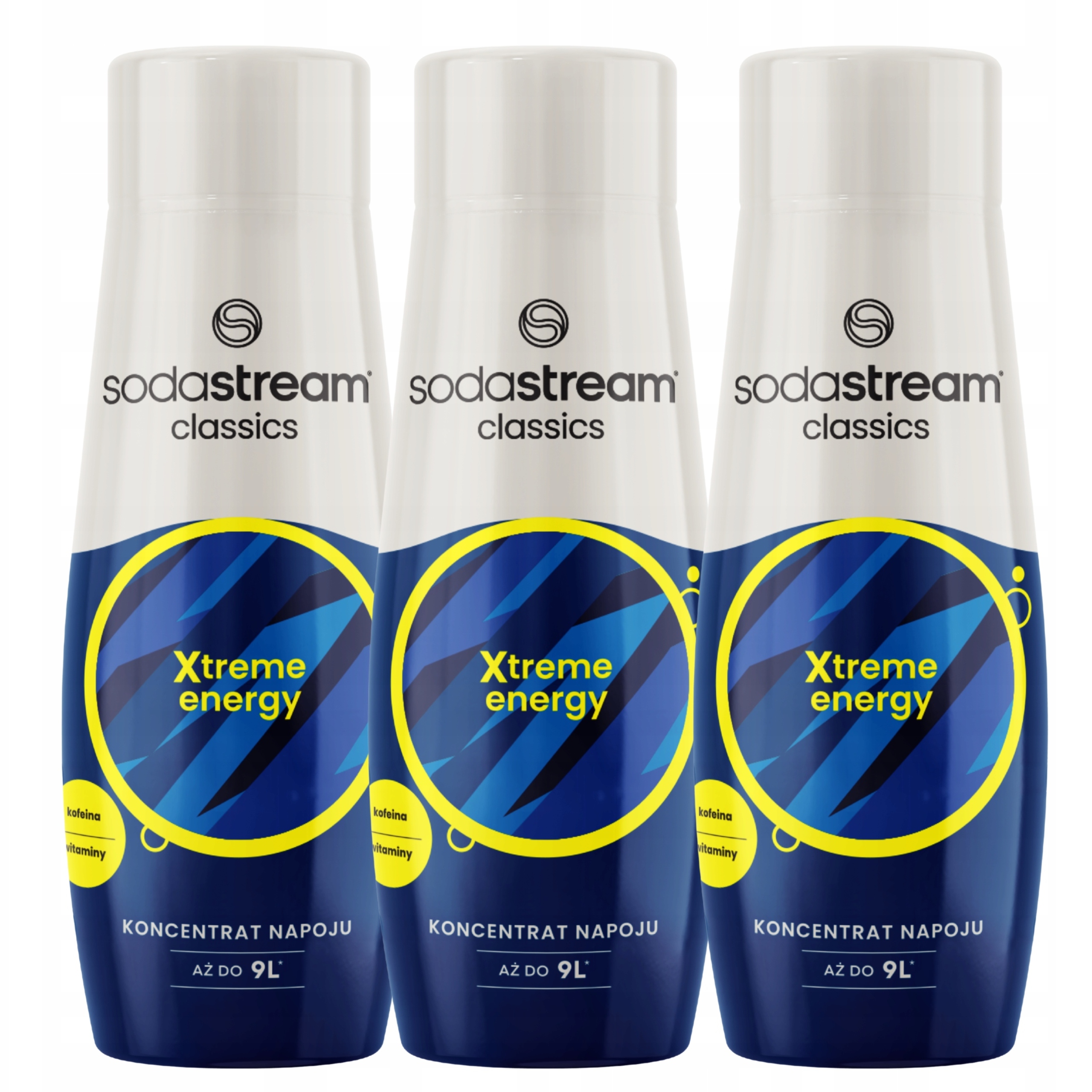 3x Sodastream Energy energetický nápoj sirup do saturátoru koncentrát