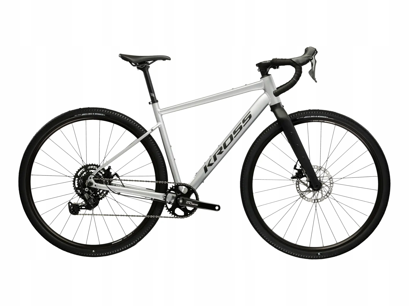 Rower gravel Kross Esker 1.0 M szary grafitowy matowy