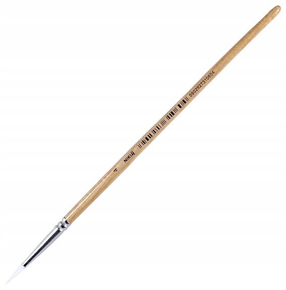 Pędzel malarski nylonowy okrągły nr 4 Koh-i-noor