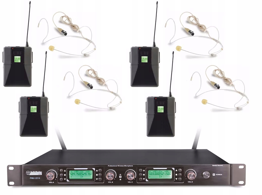 AudioDesign Pmu 2214 Bp headset bezdrôtový systém