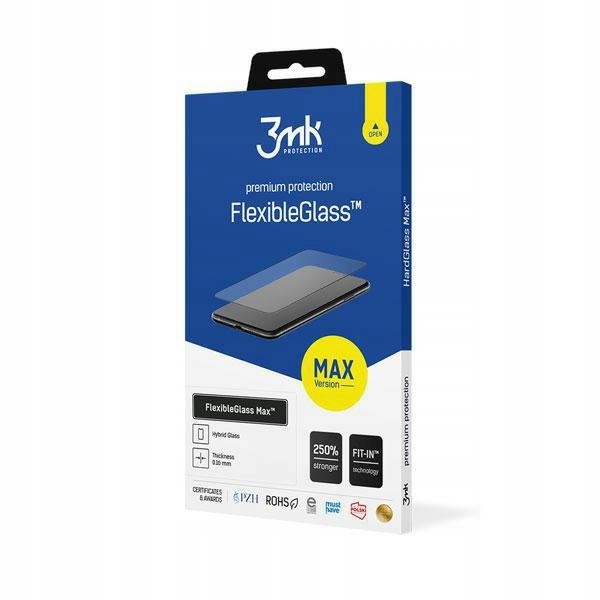Szkło hybrydowe Max (czarne) do Samsung S24 Ultra 3mk FlexibleGlass
