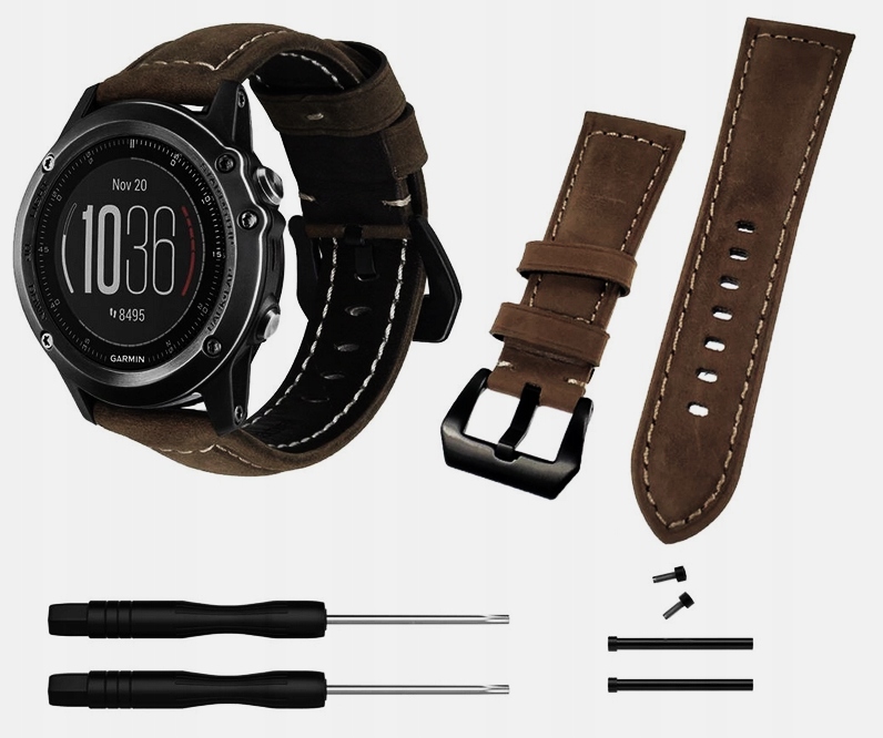 

Pasek Skórzany Zestaw Garmin Fenix 3 3HR 5X