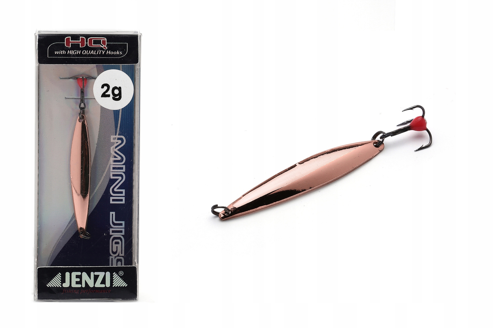 Błystka Podlodowa Z Kotwicą Jenzi Speed Jigs 2g Copper