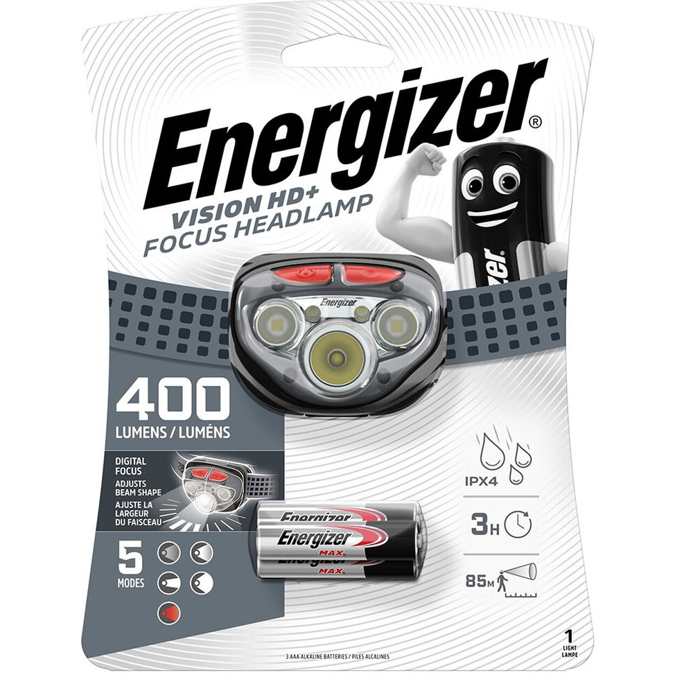 Latarka czołowa Energizer Vision Hd+ Focus 400lm 3xAAA/LR03